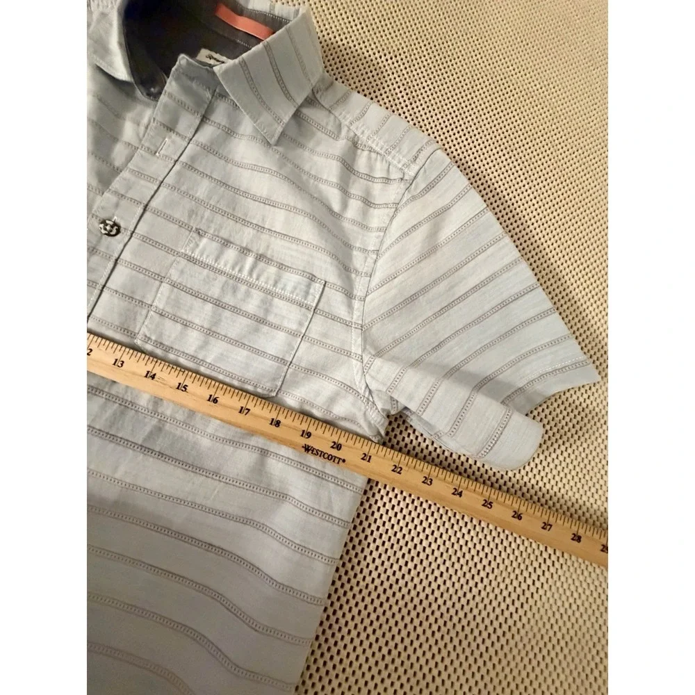 Tommy Bahama Relax Button Front Shirt Men Sz M Short Sleeve Casual Camp Coastal